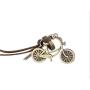 CHUYUN 925 Sterling Silver Bicycle Cycle Necklace Pendant Bike with Round Cubic Zirconia Chain Jewelry