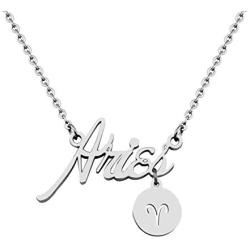 Gzrlyf Zodiac Signs Necklace Constellation Jewelry Birthday Gift for Her
