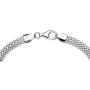 Miabella 925 Sterling Silver Italian 5mm Mesh Link Chain Bracelet for Women, 6.5, 7, 7.5, 8 Inch Made in Italy