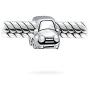 Soccer Mom Suv Jeep Automobile Car Charm Bead For Women Mother Wife Oxidized .925 Sterling Silver Fits European Bracelet