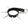 FM FM42 Unisex Simulated Leather PU Punk Rock Gothic Black-Tone/Silver-Tone Very Long 5.5cm(2.16'') Spikes Rivets Choker Collar Necklace (16 Colors) FM FM42 Unisex Simulated Leather PU Punk Rock Gothic Black-Tone/Silver-Tone Very Long 5.5cm(2.16'') Spikes Rivets Choker Collar Necklace (16 Colors)
