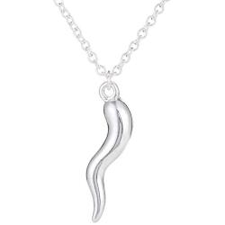 Aineecy Chili Pepper Choker Necklace Italian Horn Pendant Necklace Italian Talisman Necklace for Women Men Lucky Amulet Jewelry