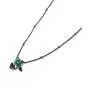 Thaya 925 Sterling Silver Blue Rose Flower Pendant Necklace Blue Crystal Choker Necklace Black Handmade Dainty Pendant Charm Necklace for Girl Jewelry for Summer Thaya 925 Sterling Silver Blue Rose Flower Pendant Necklace Blue Crystal Choker Necklace Black Handmade Dainty Pendant Charm Necklace for Girl Jewelry for Summer