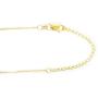 Ritastephens 14k Gold Bar Pendant Name Plate with Engraving Adjustable Necklace 16 to 18 Inches