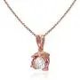 Sea of Ice Sterling Silver 6mm CZ Happy Dolphin Pendant Necklace for Women Girl, 18 Inch
