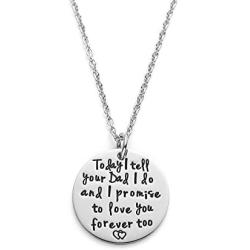 LParkin Stepdaughter Necklace Gifts for Daughter in Law Wedding Gift from Stepmom Bridal Gift for Daughter