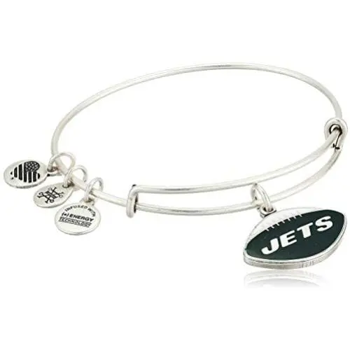 Alex and Ani Color Infusion New York Jets Football II Bangle Alex and Ani Color Infusion New York Jets Football II Bangle