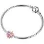 NanMuc Rose Gold Sparkling Leaves Bead Charms for Snake Chain Bracelet for Women Girls Daughter Sister