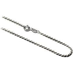 Amber by Graciana Sterling Silver Rope Chain 1mm