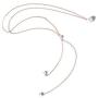 BERYUAN Women Simple Sexy Creative Pearl Back Chain Necklace Bridal Back Drop Necklace Bridal Wedding Chain Jewelry for Women and Girls (Gold)