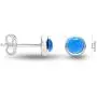 LeCalla Flaunt Sterling Silver Jewelry Stud Earrings for Teens and Women (Gemstone Birthstone Round 4MM) LeCalla Flaunt Sterling Silver Jewelry Stud Earrings for Teens and Women (Gemstone Birthstone Round 4MM)