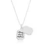 Alex and Ani Because I Love You Adjustable Necklace for Women, Always Close to My Heart Pendant, 15 to 18 in
