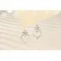Eusense Celtic Knot Earrings, Sterling Silver Polished Good Luck Irish Celtic Jewelry Gift for Women Girls Eusense Celtic Knot Earrings, Sterling Silver Polished Good Luck Irish Celtic Jewelry Gift for Women Girls