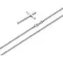 Ursteel Cross Necklace for Men, Silver Black Gold Stainless Steel Cross Pendant Necklace for Men, 16-30 Inches Box Chain Ursteel Cross Necklace for Men, Silver Black Gold Stainless Steel Cross Pendant Necklace for Men, 16-30 Inches Box Chain