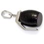Fusamk Hip Hop Stainless Steel Grenade Pendant Charm Necklace with 24'' Box Chain