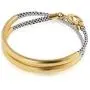 NIEVOS JEWELRY 24k Gold Plated Bracelet Wrap Around, Delicate 24k Gold Plated And White Bracelet. Delicate And Fashionable Love Designer Gift Jewelry Handmade Made By Women For Her