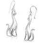 Big Apple Hoops - High Polish Sterling Silver Big Hollow Cat Drop Dangle Lightweight Earrings Made from Genuine Solid 925 Sterling Silver Special Fashion Gifts for Men, Teens, Women Big Apple Hoops - High Polish Sterling Silver Big Hollow Cat Drop Dangle Lightweight Earrings Made from Genuine Solid 925 Sterling Silver Special Fashion Gifts for Men, Teens, Women