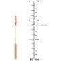 Kooljewelry 14k Gold Bar Drop Earrings (yellow gold or white gold or rose gold)