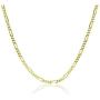 Michael Zweig 925 Sterling Silver Necklace for Women - Sterling Silver Figaro Chain Necklace | 1.85 mm Thickness with Spring Ring, Italy Tag