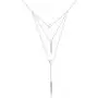 S925 Sterling Silver Multilayer Layered Connected Long Y Pendant Necklace for Women S925 Sterling Silver Multilayer Layered Connected Long Y Pendant Necklace for Women