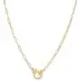 gorjana Womens Parker Mini Paperclip Link Chain Necklace, 18K Gold Plated, Chunky Clasp gorjana Womens Parker Mini Paperclip Link Chain Necklace, 18K Gold Plated, Chunky Clasp