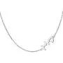 S925 Sterling Silver Jewelry Sideways Choker Necklace 14 inches to 18 inches S925 Sterling Silver Jewelry Sideways Choker Necklace 14 inches to 18 inches