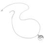 Rosa Vila Rock Climber Necklace, Round-Shaped Charm, Adventure Gifts For Women, Inspirational Jewelry, Mountain Pendant Necklace, Ideal As Rock Climber Gift, Camping Accessories For Women