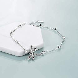 ONEFINITY Dragonfly Bracelet Sterling Silver Dragonfly Bracelet Dragonfly Jewelry for Women Girls Gifts