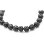 Fusamk Religious Christian Cross Link Bracelet Lava Rock Essential Oil Diffuser Bracelet