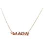 Bobblefingers Set of 3 Donald Trump Necklaces for Women - Jewelry for MAGA Supporters with Charms - Elegant Way to Express Support for The President - 18k Gold-Plated in Yellow, Rose and White Tones