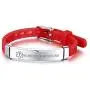 VNOX NO Needle OR BP This ARM Silicone Rubber Stainless Steel Adjust Bracelet Wristband Gift for Boys Girls Kids,Red VNOX NO Needle OR BP This ARM Silicone Rubber Stainless Steel Adjust Bracelet Wristband Gift for Boys Girls Kids,Red