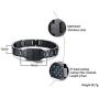 MPRAINBOW Mens Personalized Bracelet Message/Scripture/Quote/Proverb/Inspiring Words Engraved Stainless Steel Black Carbon Fiber Inlay Watch Band Adjustable Link Bracelet for Men Boy