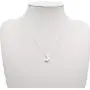 Wanderer Moon Pendant Necklace, High Polished Gold Silver Crescent Star-shaped Short Necklace Chain Jewellery for Women and Girls