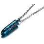 XUANPAI Stainless Steel Lords Prayer Bibe Versr Engraved Bullet Pendant Urn Necklaces for Ashes Holder Keepsake Memorial Jewelry