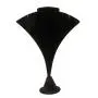 Black Velvet Jewelry Earring and Necklace Display Stand ~ 7 1/2'' Tall x 5 1/2'' Wide
