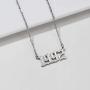 RINHOO Birth Year Number Pendant Necklace Stainless Steel Silver Number Birthday Necklace Chain Jewelry for Women Girl