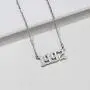 RINHOO Birth Year Number Pendant Necklace Stainless Steel Silver Number Birthday Necklace Chain Jewelry for Women Girl