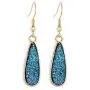 12 pairs Fashion Lightweight Oval Drop Earrings Bohemian & Tears Shape Crystal Pendant Earrings Casual Home Party Style Dangle Earrings for Women Girls Birthday Valentines Day Jewelry Gifts