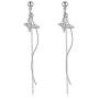 Women Drop Dangle Earrings Unique Jewelry Butterfly Tassel Fringe Long Cute Dangle Earrings