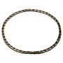 Rockyu Stainless Steel Mens Magnetic Necklace for Pain Relief Black Gold Inflammation Reduction for Neck Arthritis Migraine Headaches Shoulders and Back