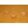 Touchstone Indian Bollywood Delicate Creative Designer Jewelry Pendant Set Colorful in Gold and Silver Tone for Women.