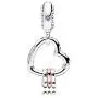 MiniJewelry fit Pandora Love Heart Charm for Bracelets Sterling Silver Dangle Charms Cubic Zirconia Heart Beads MiniJewelry fit Pandora Love Heart Charm for Bracelets Sterling Silver Dangle Charms Cubic Zirconia Heart Beads
