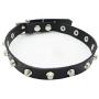 León Jewelry Leather Belt Choker Necklace Adjustable Buckle Punk Gothic Rock Cosplay Costume Multiple Circles Bracelet for Women