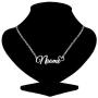 CoolJewelry Personalized Love Heart Custom Initial Name Necklace 925 Sterling Silver Gift for Women Girls