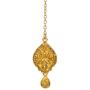 Bindhani Indian Jewelry Wedding Party Wear Bridal Bridemaids Crafted Golden Kundan Choker Necklace Earrings Tikka Set Designer Bollywood Style Jewellery Tika Set For Women