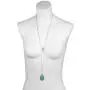 Lux Accessories Womens Stone Teardrop & Arrowhead Double Layered Necklace Set Lux Accessories Womens Stone Teardrop & Arrowhead Double Layered Necklace Set