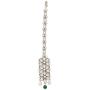 Aheli Classy Faux Kundan Beaded Pearl Long Necklace with Maang Tikka Set Indian Ethnic Wedding Bridal Jewelry for Women