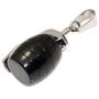 Fusamk Hip Hop Stainless Steel Grenade Pendant Charm Necklace with 24'' Box Chain