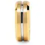 100S JEWELRY Tungsten Rings for Mens Gold Wedding Bands Silver Grooved Two Tone 8mm Wide Size 6-16 100S JEWELRY Tungsten Rings for Mens Gold Wedding Bands Silver Grooved Two Tone 8mm Wide Size 6-16