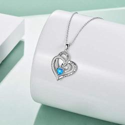 ONEFINITY Sister Necklaces 925 Sterling Silver Always My Sister Forever My Friend Necklace for Women Sister Love Heart Pendant Gift Jewelry